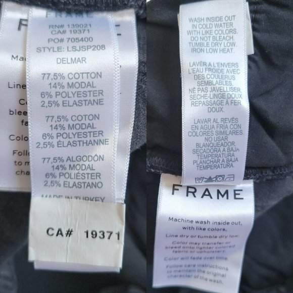 FRAME Le Skinny De Jeanne Ankle Jeans Taw Hem In Delmar Wash Size 24 - Picture 12 of 12